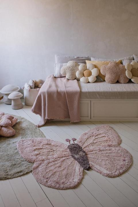 Produktbild Lorena Canals Teppich Schmetterling (120 x 90 cm)