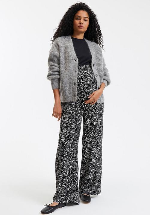 Actual product image La Redoute Collections Wide maternity trousers with a high waistband (40)