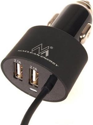 Immagine prodotto Maclean Ładowarka 2x USB 5.2A + lightning spiralny 1.8m (MCE76)