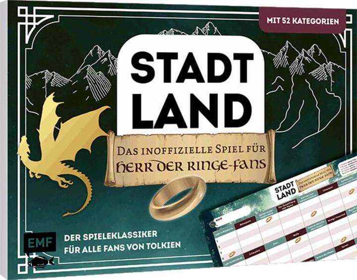 Produktbild Stadt, Land, das inoffizielle Spiel für Herr der Ringe-Fans – Der Spieleklassiker für alle Fans von (Deutsch)