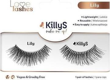 Actual product image KillyS Make Me Up! Love Lashes False Eyelashes On The Belt 1 Pair Of Lily (Artificial eyelashes)