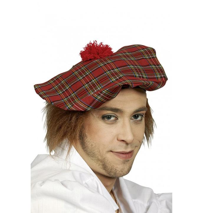 Chaks Schotten Mütze mit rotem Haar