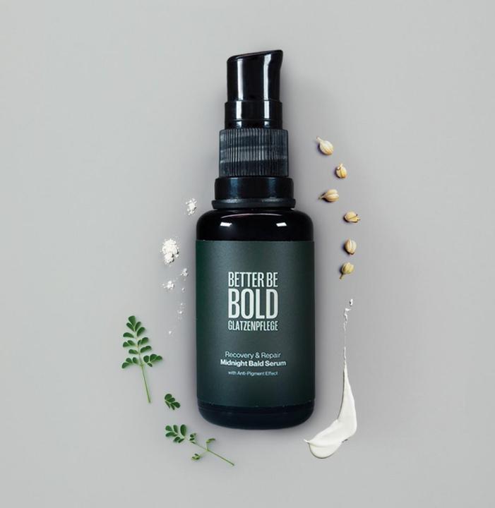 Actual product image Better be bold Bartöl und Glatzenöl - Bald Head & Beard Oil with Diamond Shine-Effect