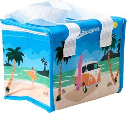 Actual product image Bekos Kühltasche aus recycelten PET-Flaschen - RPET, VW T1 Bulli Waves
