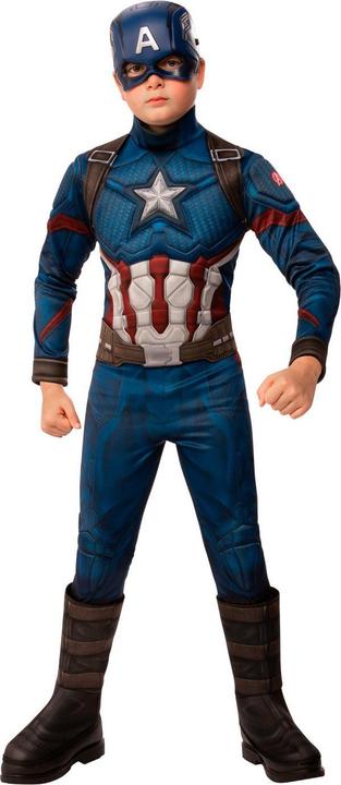 Actual product image Rubies Avengers Endgame - Captain America costume for kids deluxe (116, 122)