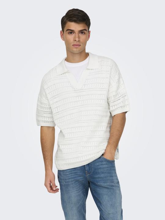 Image du produit Only & Sons Onsgrayson Ds 5 Chochet Polo Knit (XXL)