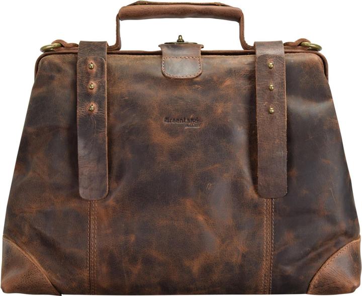 Immagine prodotto Greenland Nature Borsa appendiabiti classica per medici in pelle 37 cm