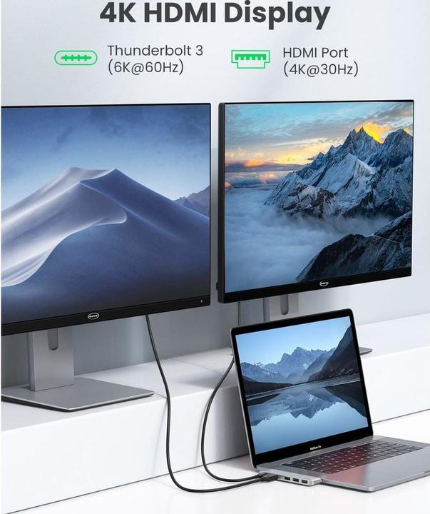 Image du produit Ugreen 5 in 2 -C Hub (USB-C, 5 Ports)