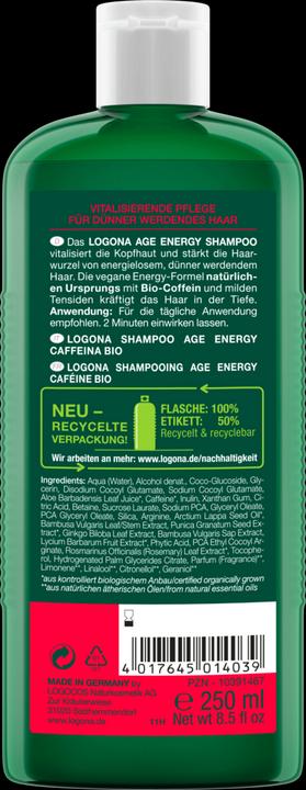 Actual product image Logona Age Energy (250 ml, Liquid shampoo)