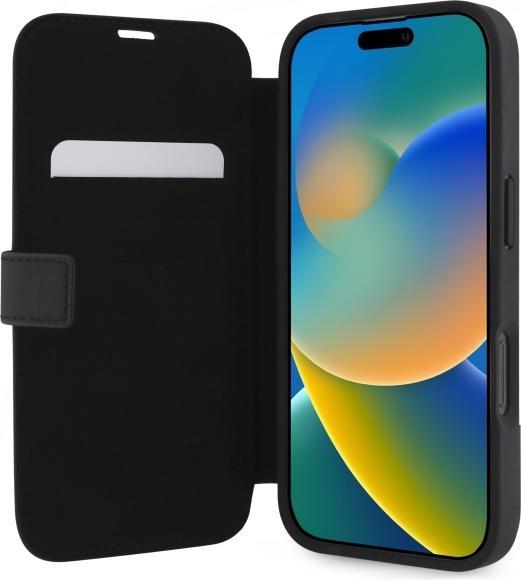 Actual product image Mercedes MEHCP16X23RWRSK iPhone 16 Pro Max 6.9" czarny/black hardcase MB Waves Leather (Apple iPhone 16 Pro Max)