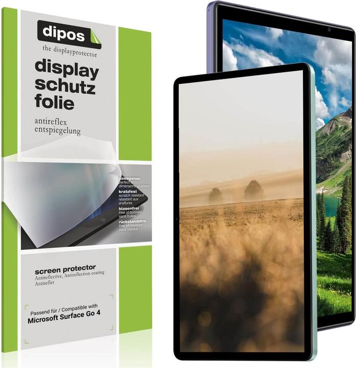 Actual product image Dipos Screen Protector Anti-Glare for Microsoft Surface Go 4 (1 Piece, Microsoft Surface Go 4)