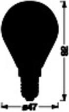 Actual product image Ledvance Smart+ Wifi Mini Bulb (E14, 4.90 W, 470 lm, 1 x, F)