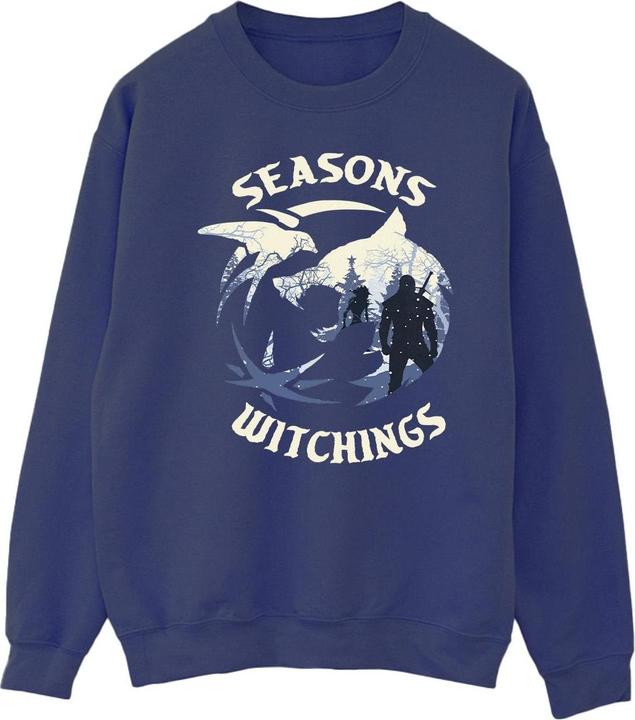 Netflix The Witcher Christmas Wolf Sweatshirt (XL)