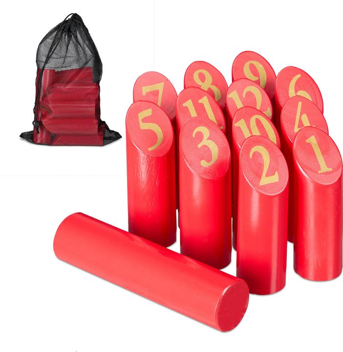 Produktbild Relaxdays Kubb-Wikingerspiel (50 mm)