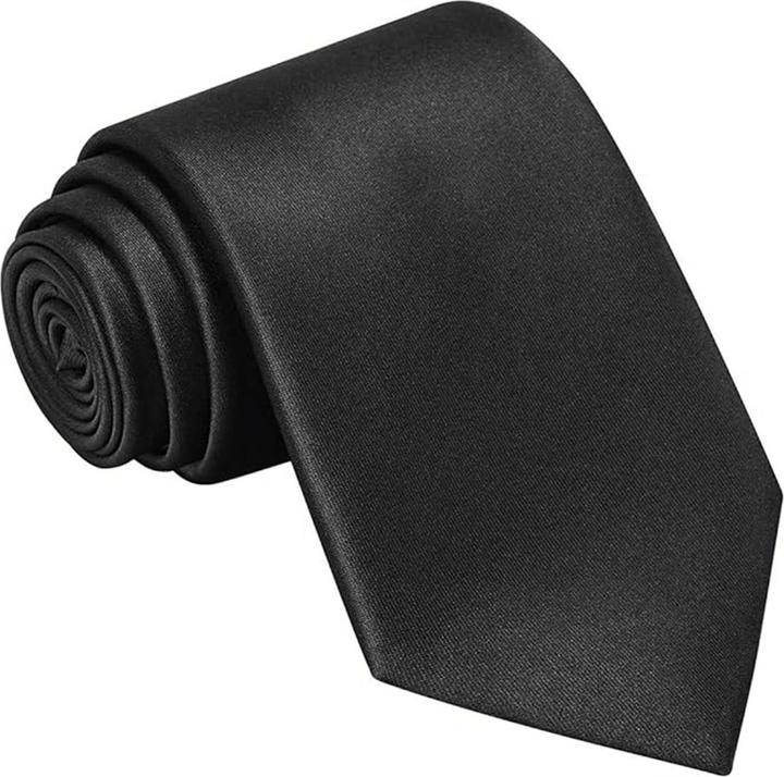Actual product image Oliver Weber Collection Krawatte Satin 8 cm für Herren klassische Krawatte für Büro oder festliche Veranstaltungen