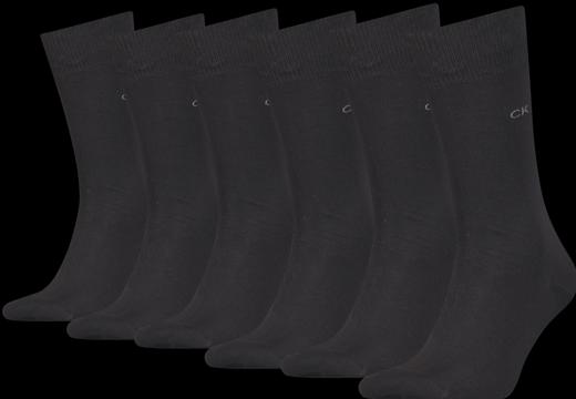 Image du produit Calvin Klein Ck Herren Socke Casual Flat Knit Cotton Carter 6p Ecom (paquet de 6, 43 - 46)