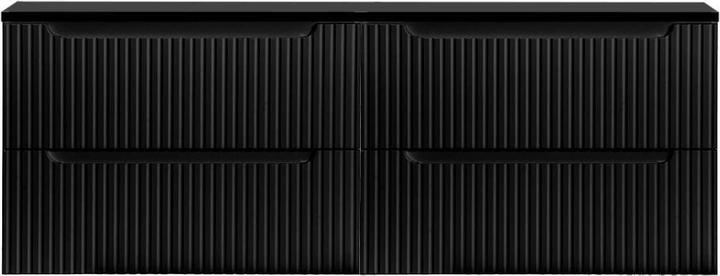 Produktbild En.Casa Waschtischunterschrank Skelbolu 160x60x40 cm Schwarz