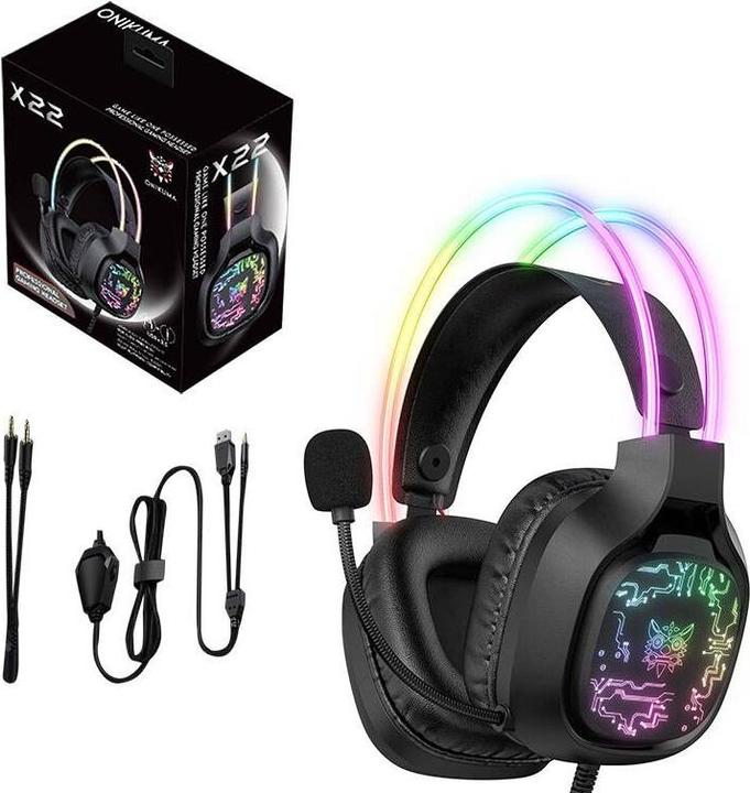 Produktbild Onikuma X22 Gaming headset (black) (Kabelgebunden)