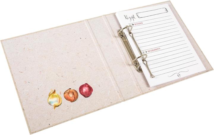 Produktbild Goldbuch Notizbuch für Rezepte Onions 21 x 22 cm (21 x 22 cm, Liniert, Harter Einband)