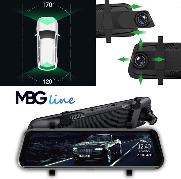 Actual product image MBG Line Video recorder HS900PRO (Built-in microphone, Built-in display, GPS receiver, QHD)