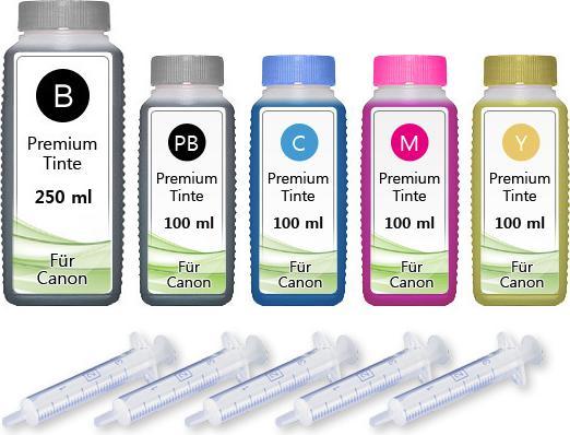 Produktbild Druckfuxx 650ml Nachfüll Tinte für CANON IP3300 IP3500 IP4200 IP5200R IP4300 IP4
