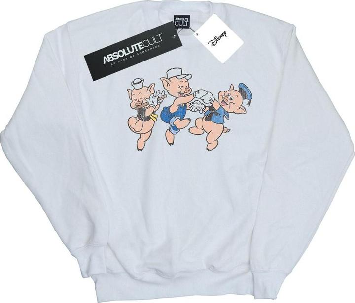 Disney Three Little Pigs Having Fun Sweatshirt (M)
