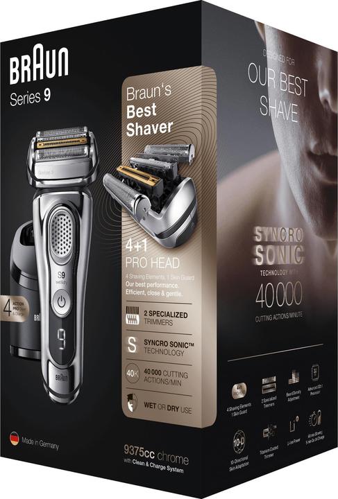 Produktbild Braun Series 9 9375cc + Elektrischer Rasierer