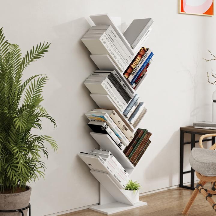 Produktbild VCM Holz Stand Regal Bücher Nulis XL (144 x 40 x 20 cm)