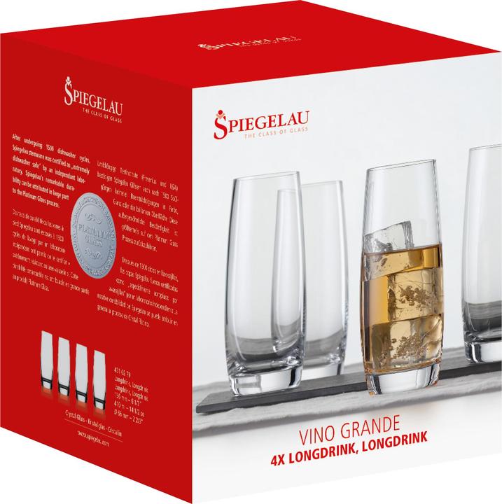 Immagine prodotto Spiegelau vino grande (2.80 dl, 4 x, Bicchieri da bibita lunghi)