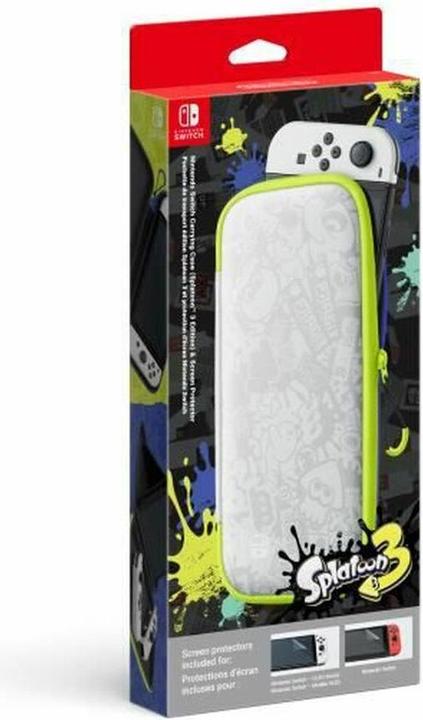 Actual product image Nintendo Case & Protective Film - Splatoon 3 Edition (Switch OLED)