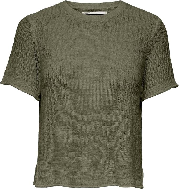 Actual product image Only Regular fit Round neck Low shoulder Carry bag Knitted top (L)