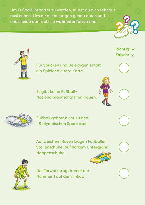Immagine prodotto Tessloff Kicker-Rätselspass. Fussball (Tedesco, Stefan Lohr, 2022)