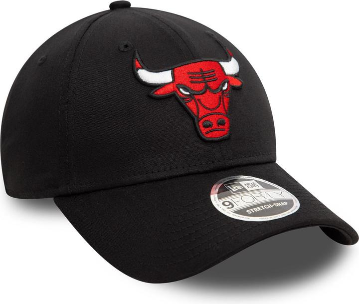 New Era 9Forty Stretch-Snap Cap - Chicago Bulls schwarz (One Size)