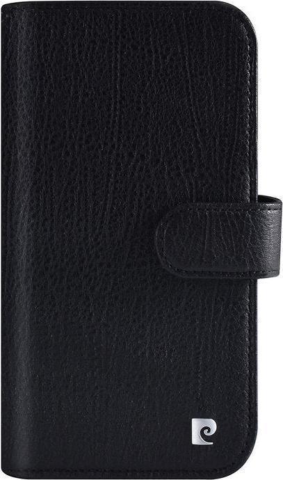 Actual product image Pierre Cardin Case iPhone 13 Pro - Genuine leather book case black & 9 card slots No.289 (Apple iPhone 13 Pro)
