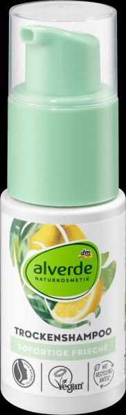 dm alverde Trockenshampoo Bio-Grüner Tee, Bio-Zitrone (Trockenshampoo)