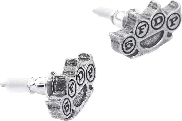 Five Finger Death Punch Schlagring Ohrringe Englischer Zinn (100% synthetisches Material)