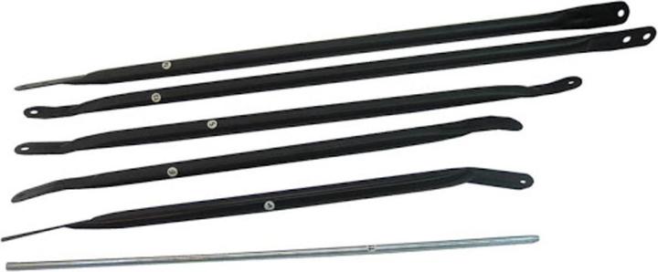 Actual product image Hudora 1 pole set for Chicago basketball stand