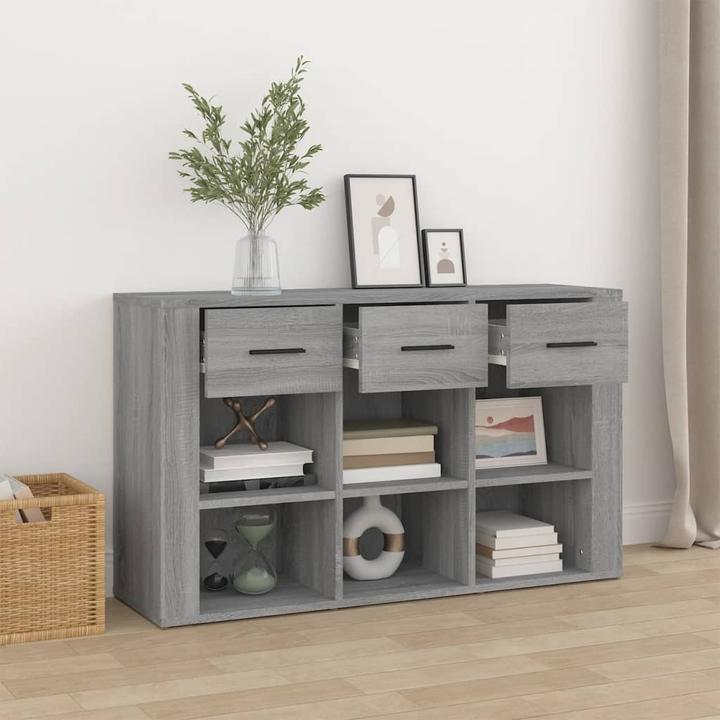 Produktbild VidaXL Sideboard Grau Sonoma 100x30x59,5 cm Holzwerkstoff,Farbe (100 x 30 x 59.5 cm)