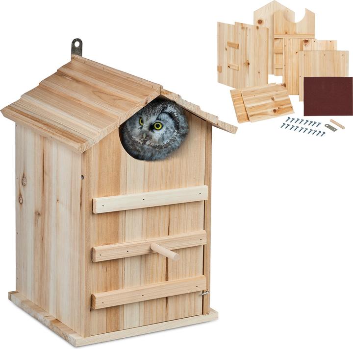 Image du produit Relaxdays Nichoir pour chouette