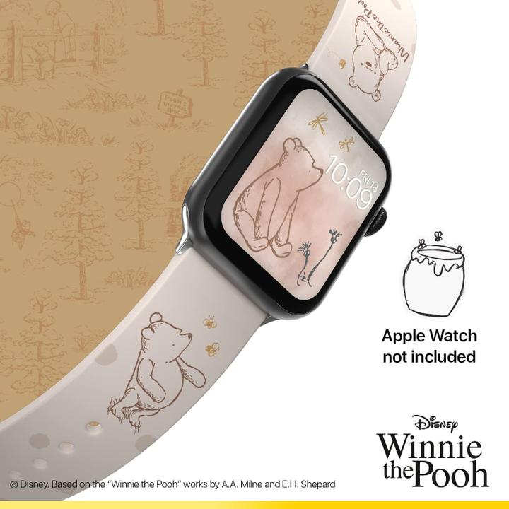 Actual product image Moby Fox Winnie the Pooh bracelet pour smartwatch Sweet Honey (Silicone)