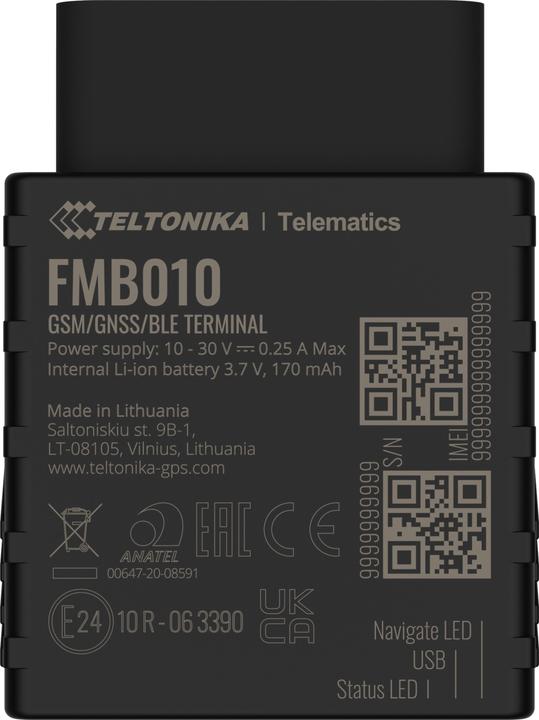 Produktbild Teltonika FMB010 GPS tracker Car 0.128