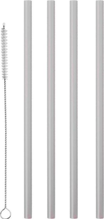 Productafbeelding Metaltex Plastic rietjes 12 stuks transparant (12 x)