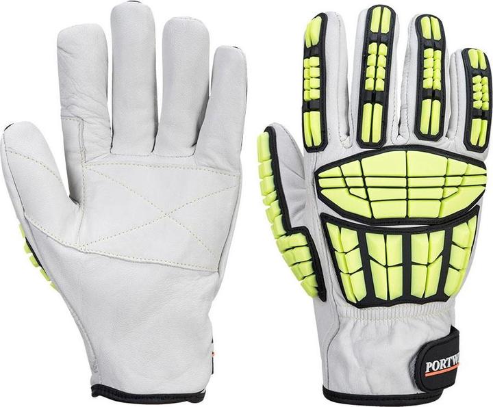 Produktbild Portwest Erwachsene A745 Pro Impact Resistant Leder Schnittfeste Handschuhe (XXL)