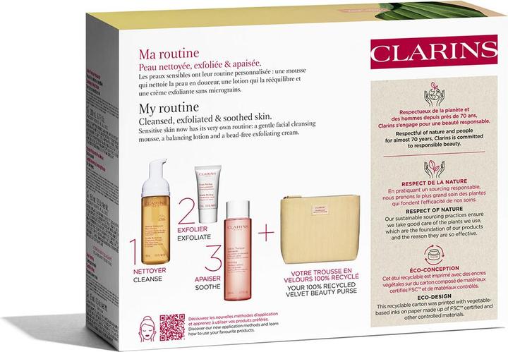 Actual product image Clarins Specials - Premium Cleansing Sensitive Skin Kit (Foam, 150 ml)