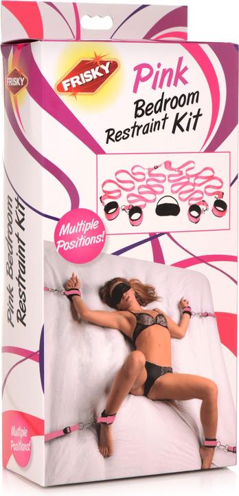 Produktbild Frisky Fesselset fürs Schlafzimmer Rosa Bettfesseln