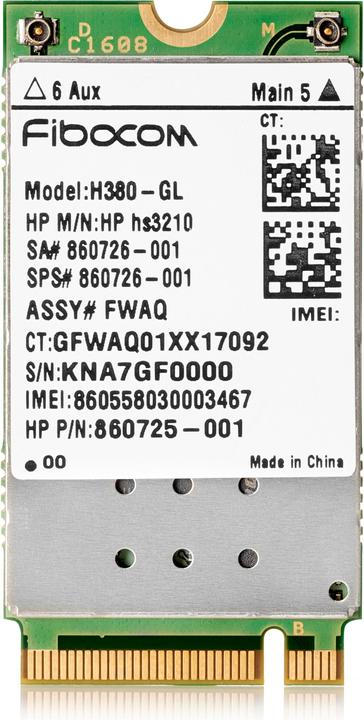 Actual product image HPE hs3210 HSPA+ Mobile Module (3G)