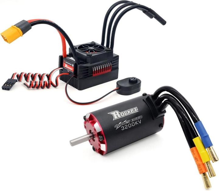 Produktbild Surpass Hobby Rocket V2 supersonic 3660 brushless motor 2800KV with 60A ESC combo