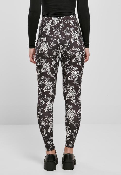Actual product image Urban Classics Ladies Soft AOP Leggings (XS)