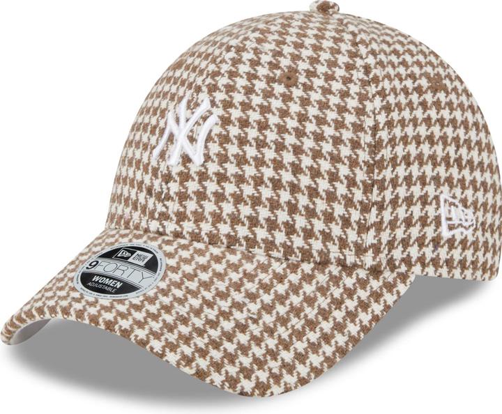 New Era 9Forty Damen Cap - Houndstooth New York Yankees