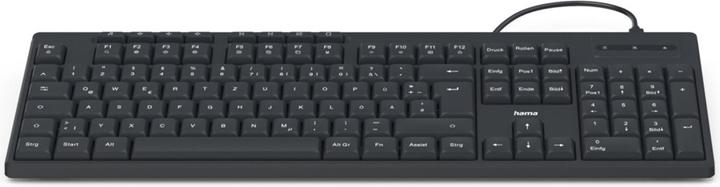 Produktbild Hama 173052 Tastatur CK-200, DE Schwarz (DE, Kabelgebunden)